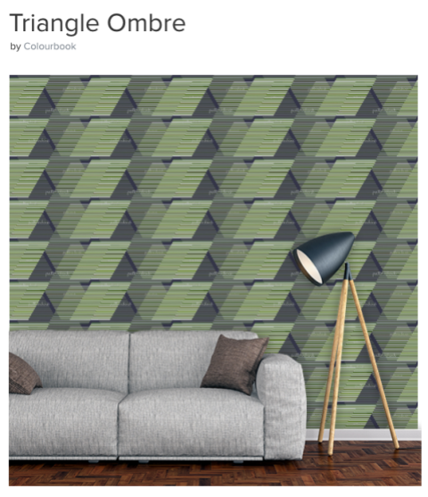 triangle ombre_wall